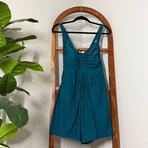 BloomChic 18/20 Teal One Piece Swim Romper